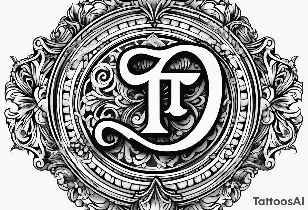 Small letter T on ring finger tattoo idea