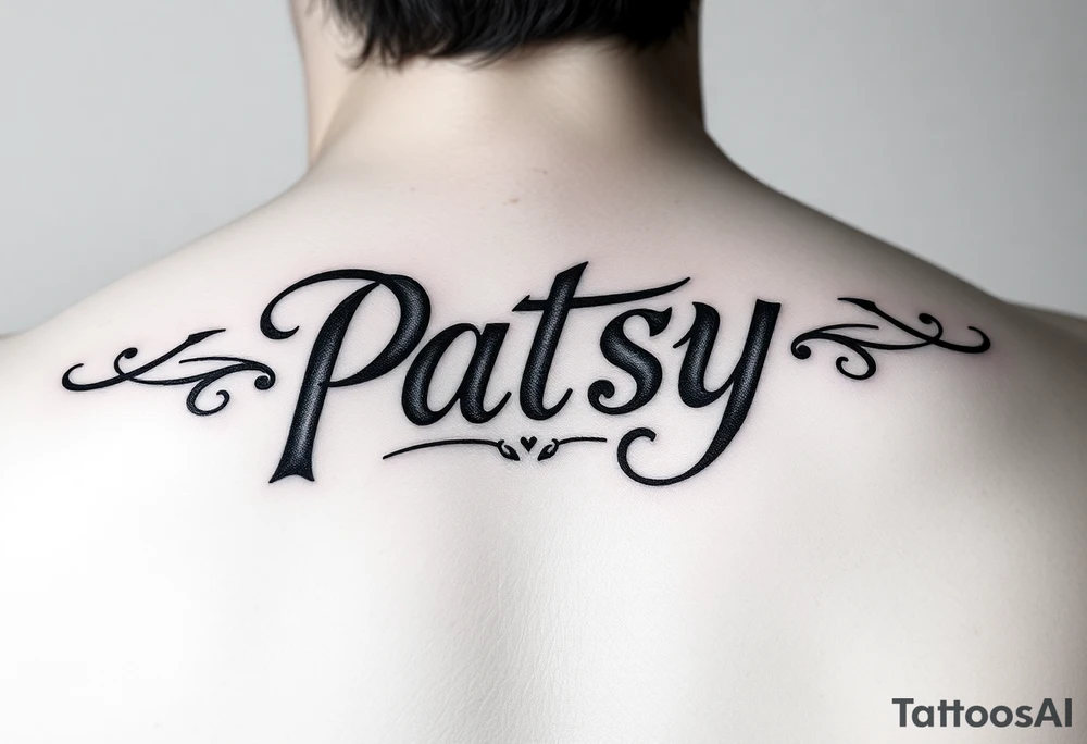 Name patsy tattoo idea