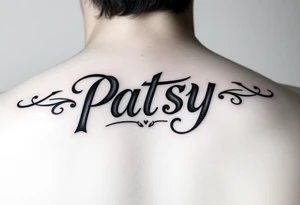 Name patsy tattoo idea