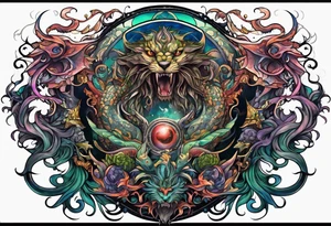 Eldritch beasts tattoo idea