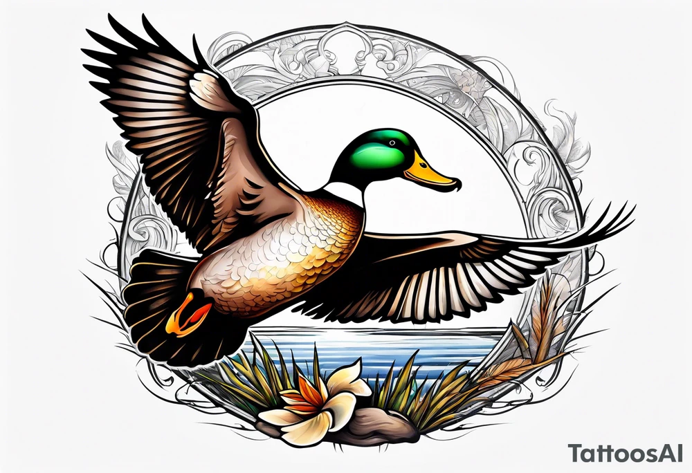 duck hunting tattoo idea