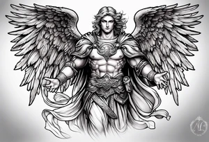 Michael the Archangel tattoo idea