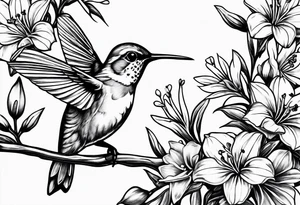 Libra hummingbird yellow finch cardinal flower garden dark sad beautiful mother tattoo idea