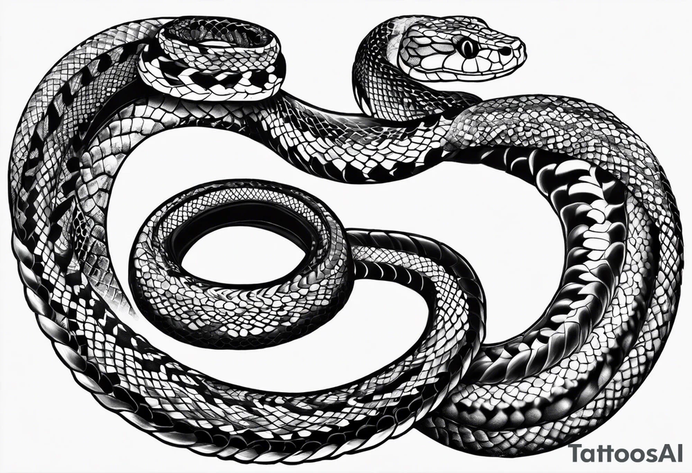 realistic snakec tattoo tattoo idea