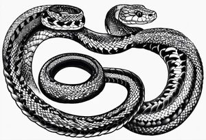 realistic snakec tattoo tattoo idea