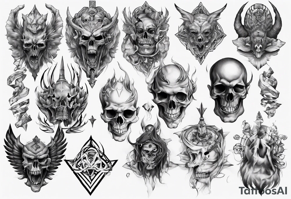the legend horux tattoo idea