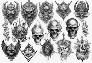 the legend horux tattoo idea