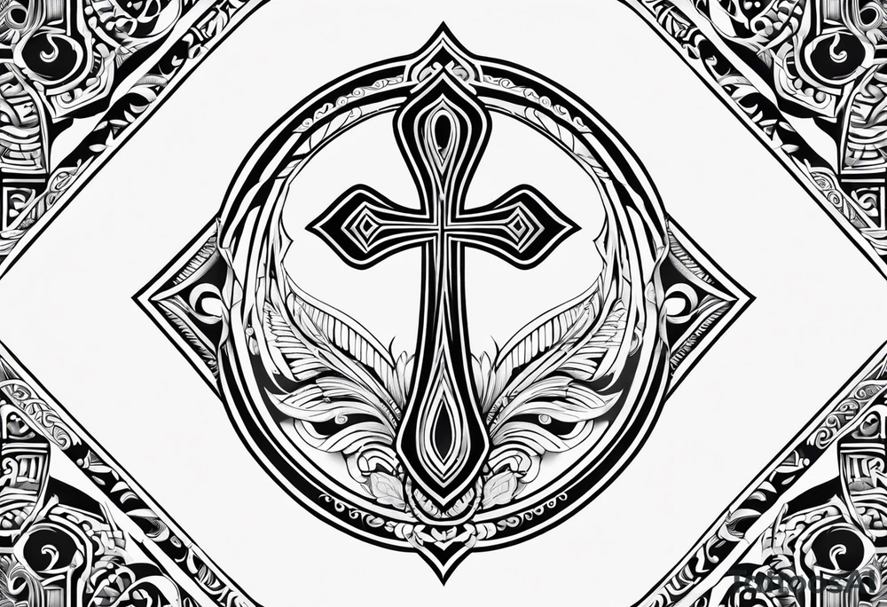 ankh, maori tattoo idea