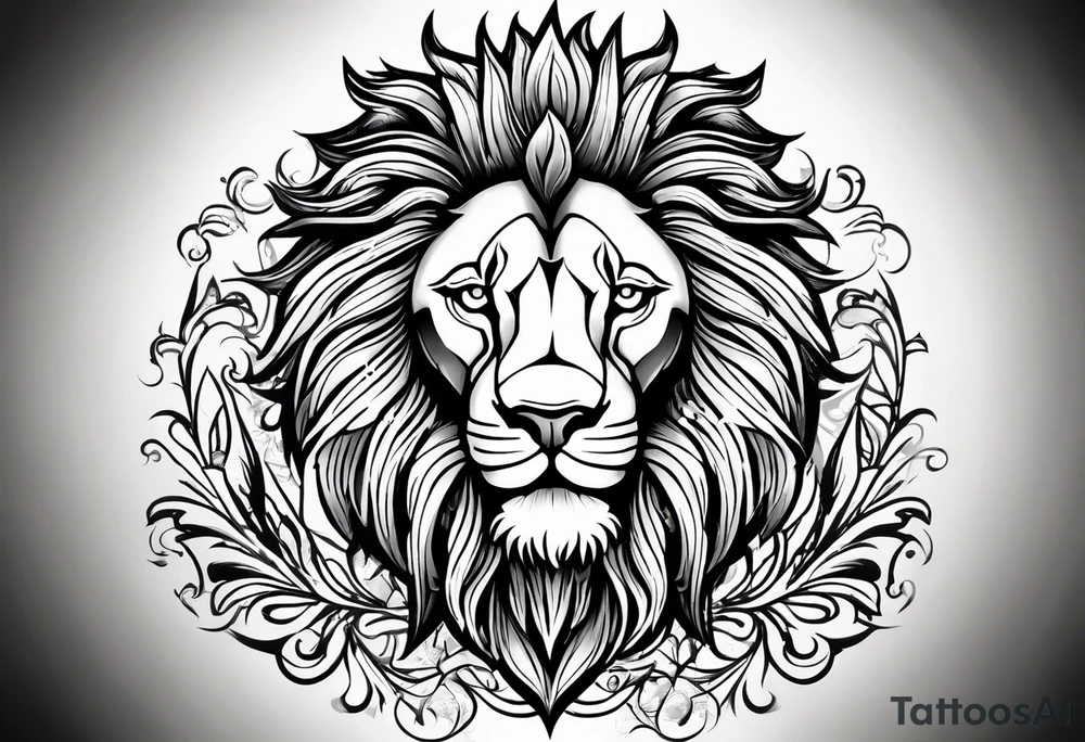 Lion of judah tattoo idea