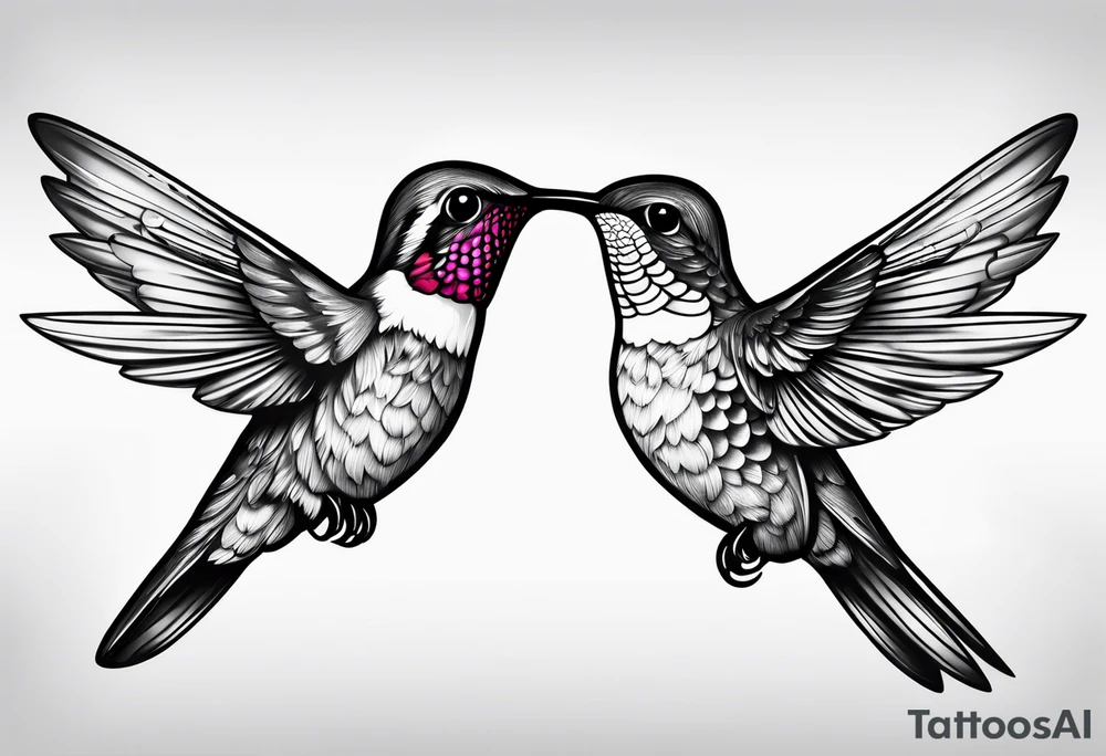 hummingbird tattoo idea