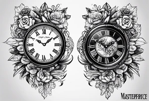 Clock tattoo idea