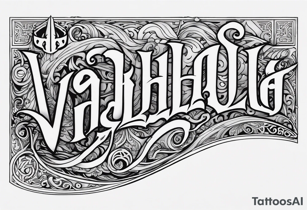 Valhalla fog gods tattoo idea