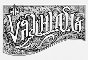 Valhalla fog gods tattoo idea
