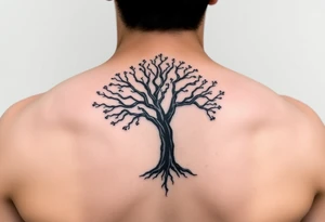 Tree on my back tattoo idea