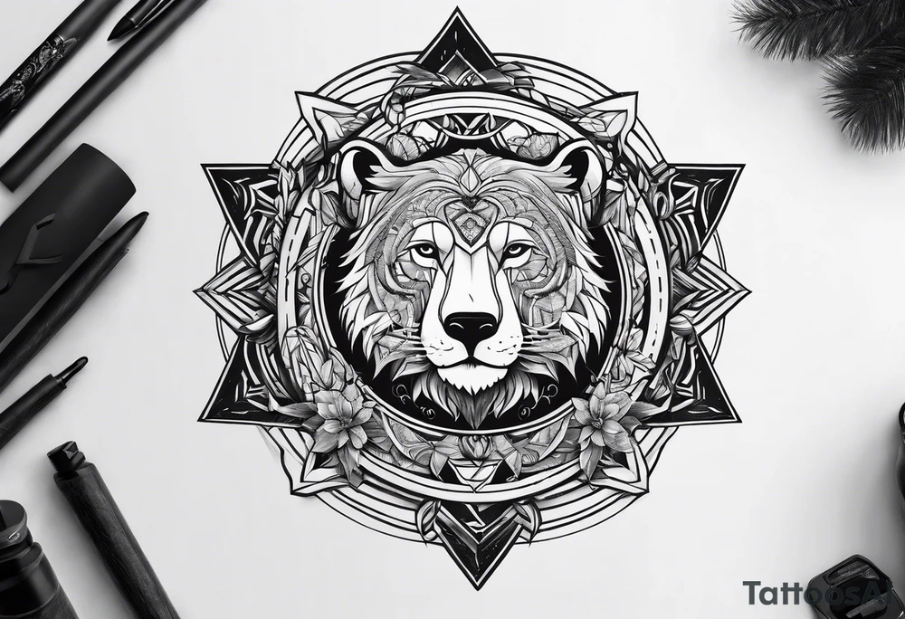 polar perspective tattoo idea