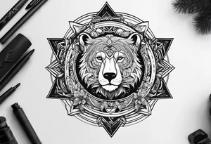 polar perspective tattoo idea