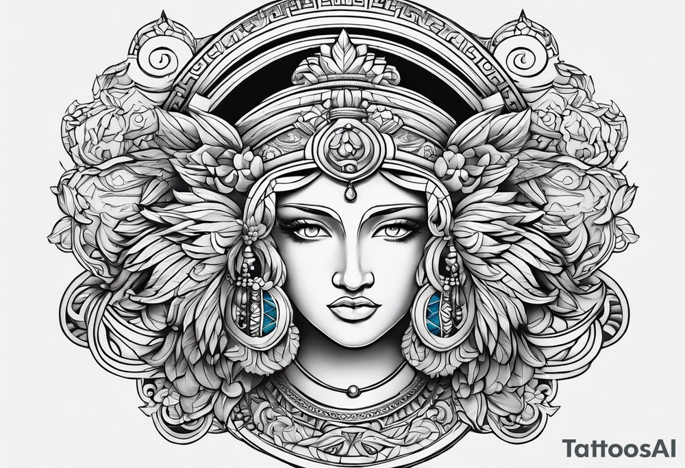Temas antigua grecia tattoo idea
