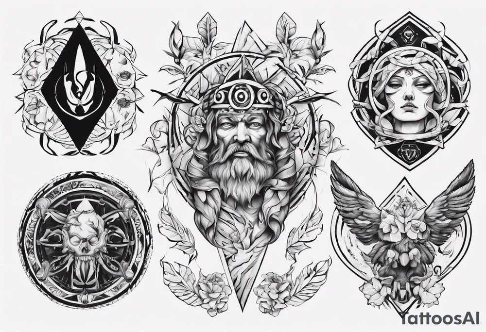 stoic virtues tattoo idea