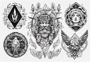stoic virtues tattoo idea