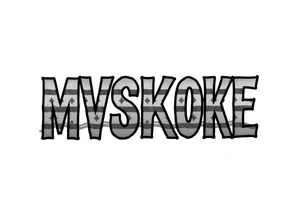 The word “MVSKOKE” shaded with Pendleton print tattoo idea