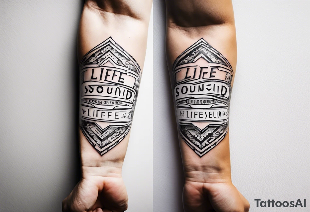 Lifesound, armband, arm tattoo idea
