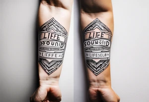 Lifesound, armband, arm tattoo idea