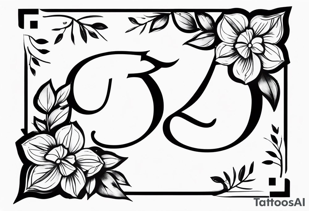 J and R initials tattoo idea