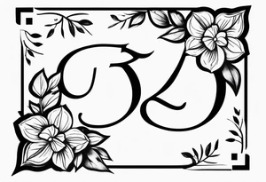 J and R initials tattoo idea