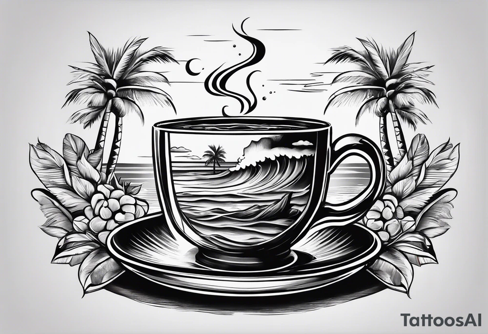 Gulfside coffee tattoo idea