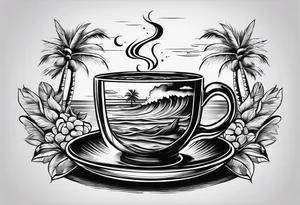 Gulfside coffee tattoo idea