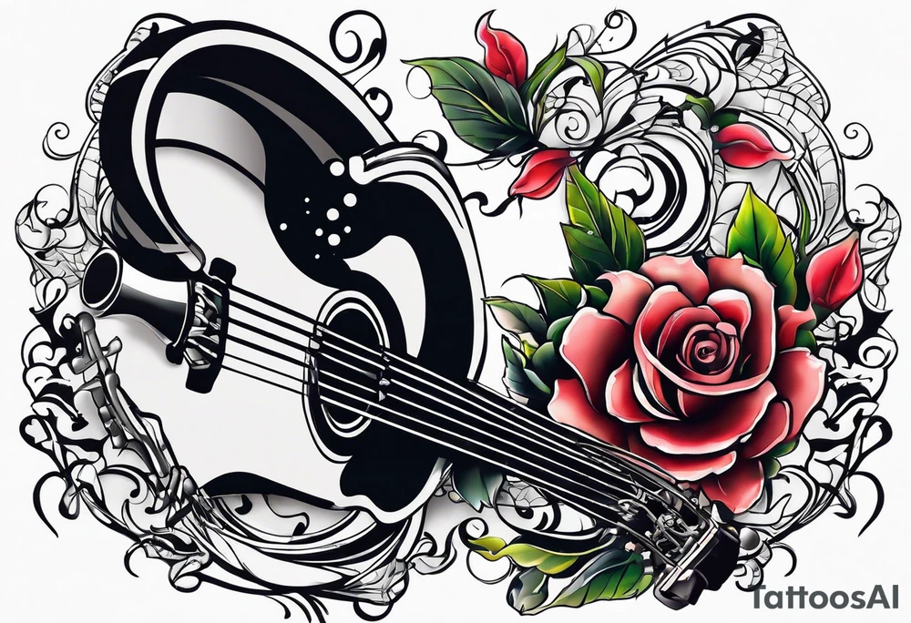 Music tattoo idea