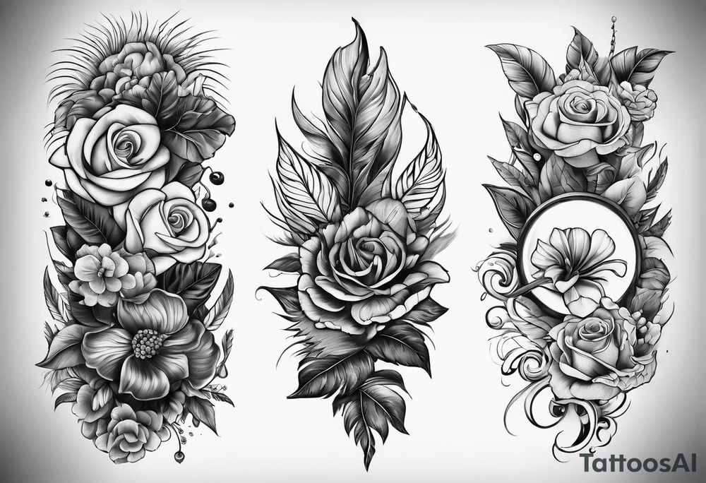Half sleeve Kansas and Florida tattoo idea