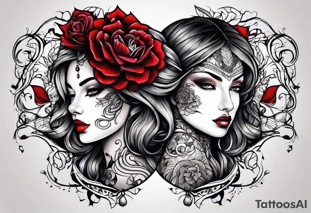 Couples tattoo tattoo idea