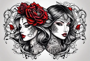 Couples tattoo tattoo idea