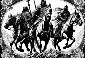 Four Horsemen of the Apocalypse tattoo idea