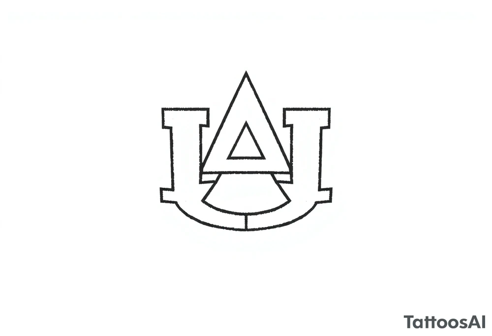 Auburn symbol tattoo idea