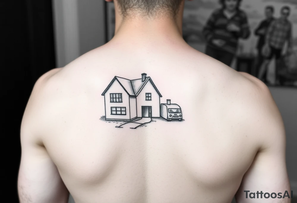 Gaelic representation of my son growing up and leaving home tattoo idea