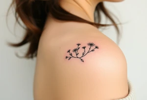 Best friend/neighbor that’s shares a driveway on walnut street that loves wildflowers and witchy things tattoo idea