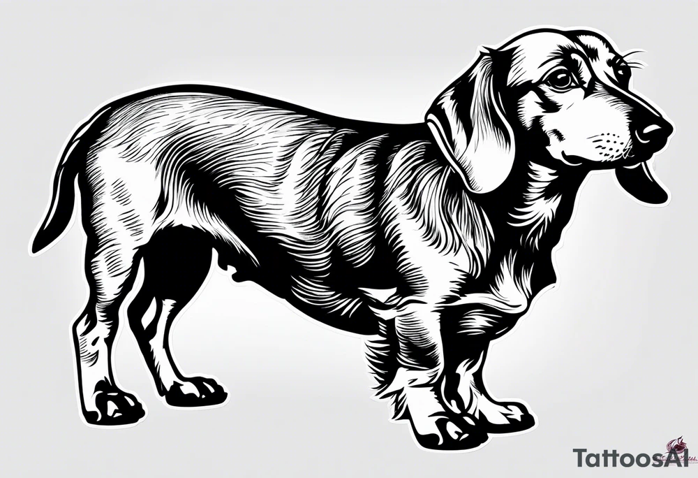 Dachshund tattoo idea