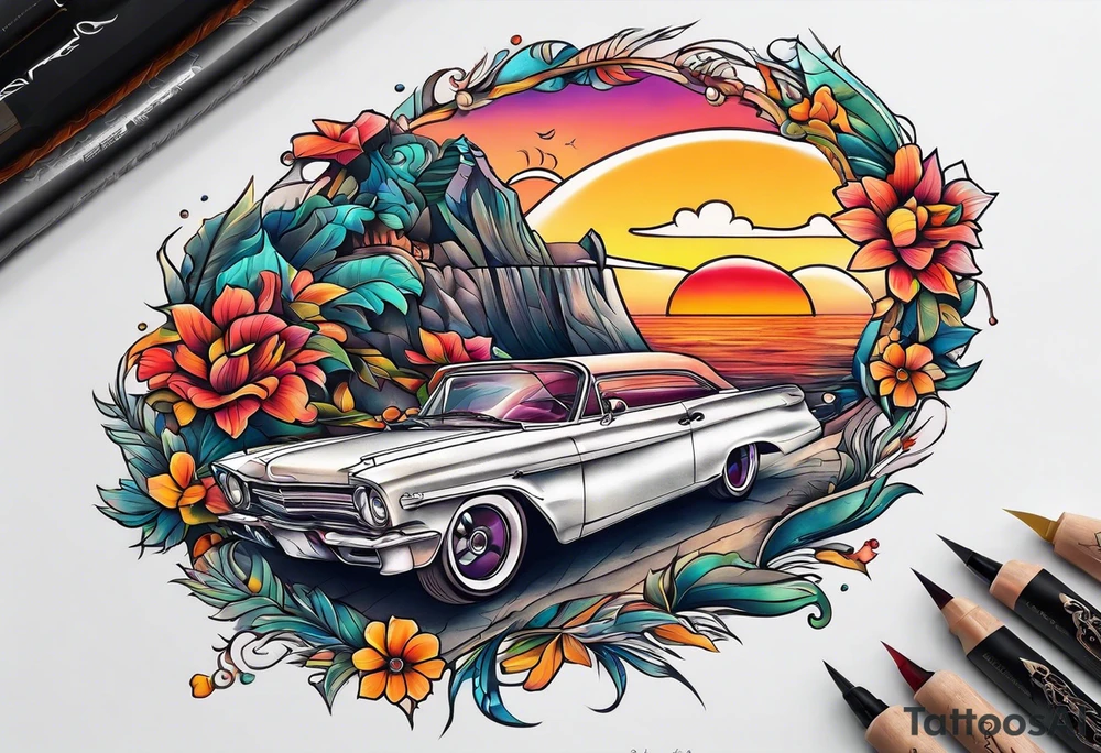 summer tattoo idea