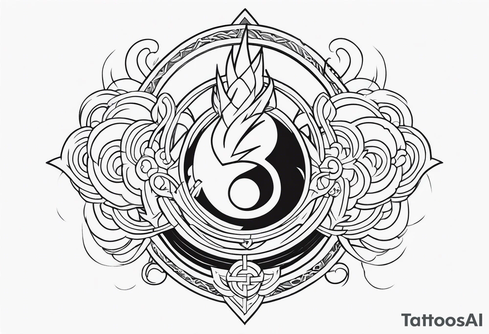 dragonball z tattoo idea