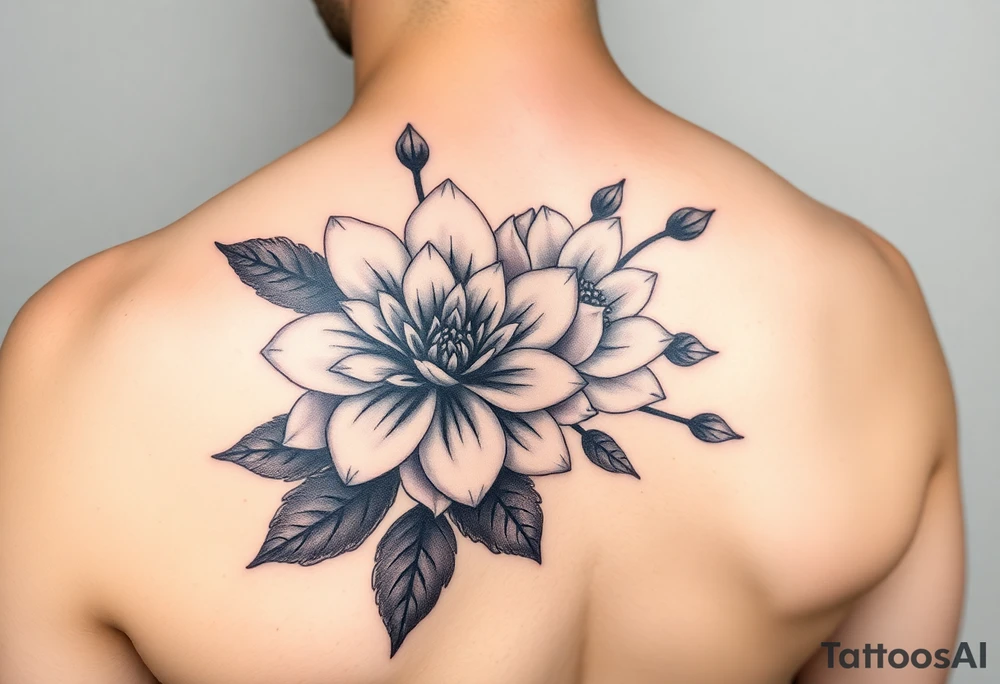 Chrysanthemum flower Cosmo flower snow drop flower tattoo idea