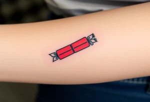 angry stick of dynamite tattoo idea
