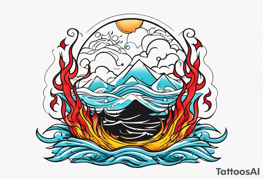 Hell or high water tattoo idea