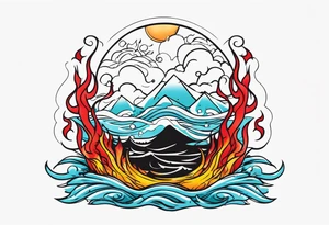 Hell or high water tattoo idea