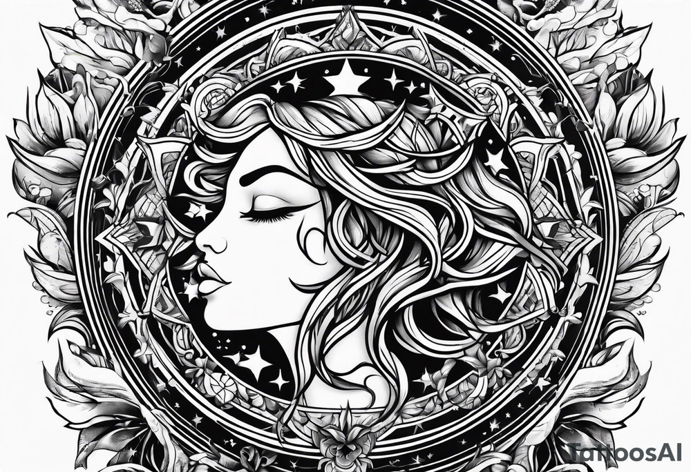 sun card games tattoo idea