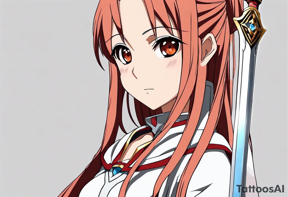 Sword art online asuna anime tattoo idea