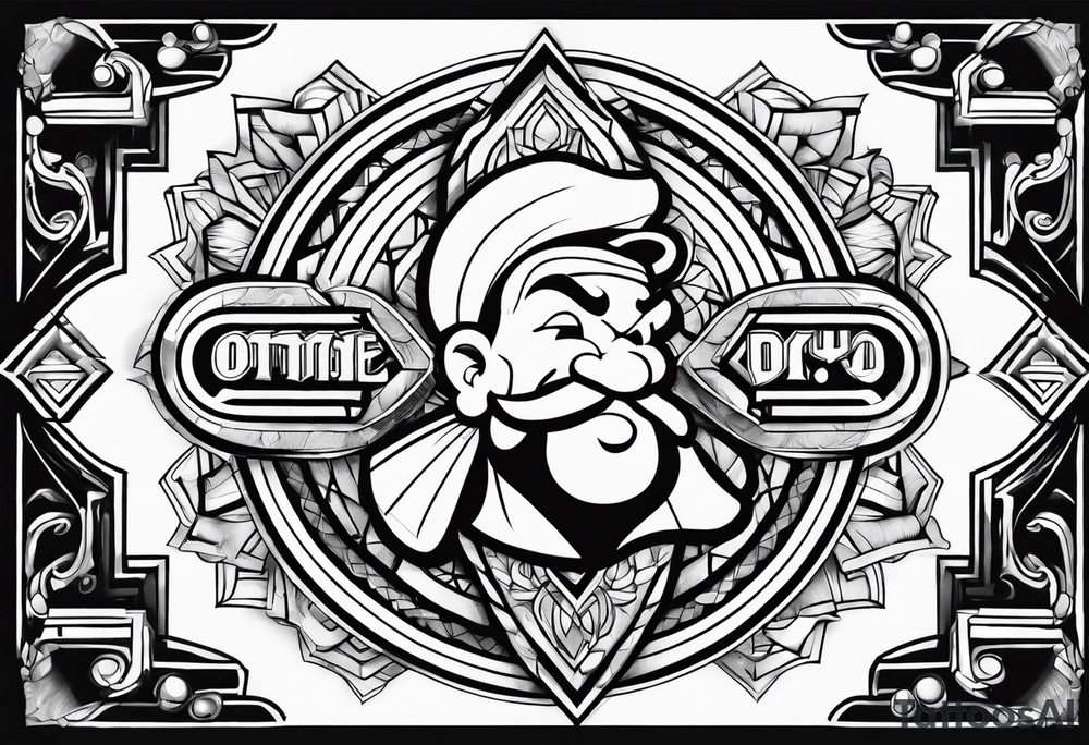 popeye tattoo idea