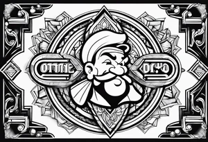popeye tattoo idea
