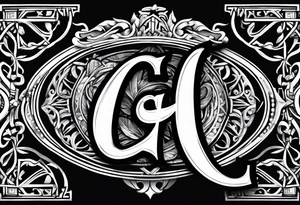 Letters ALA GAA
Roman Numeral tattoo idea
